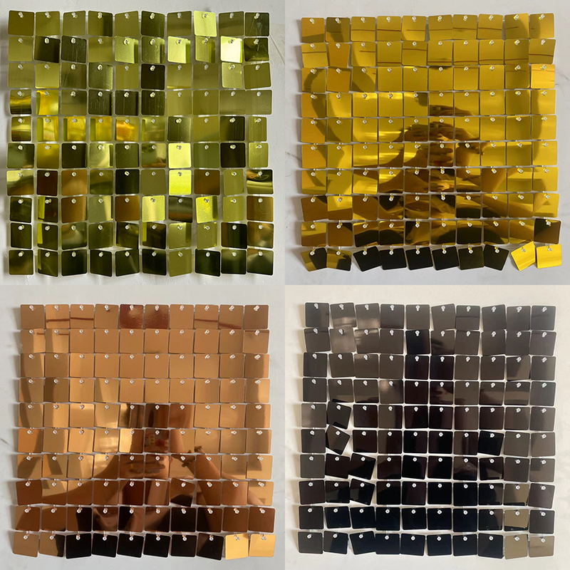 24/30 Square Sequin Panels Gol - Sequin Fabric Panel reseña y precio