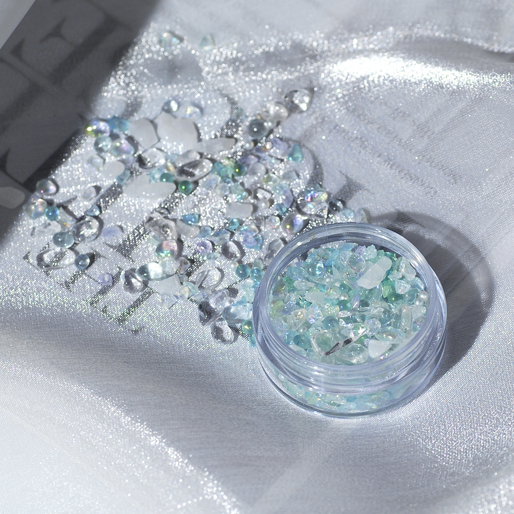DIY Seashell Resin Gems Irregu - Embellishment Glue Craft reseña y precio