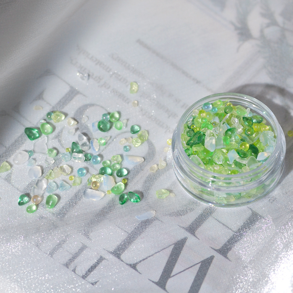 DIY Seashell Resin Gems Irregu - Embellishment Glue Craft reseña y precio