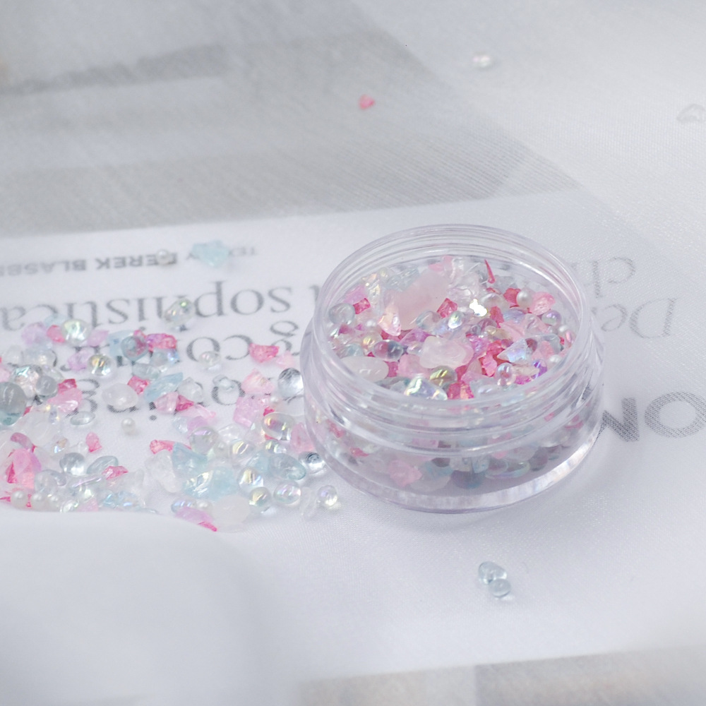 DIY Seashell Resin Gems Irregu - Embellishment Glue Craft reseña y precio