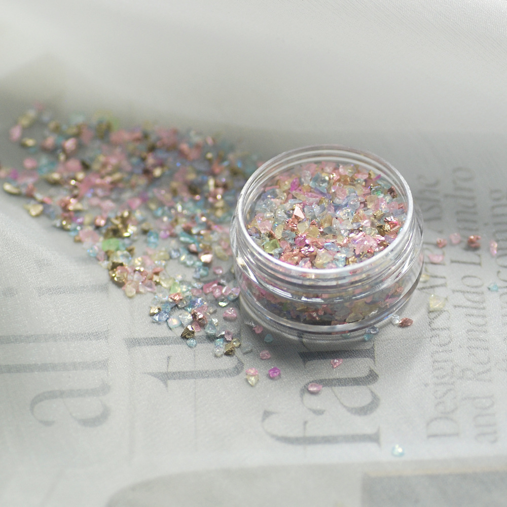 DIY Seashell Resin Gems Irregu - Embellishment Glue Craft reseña y precio