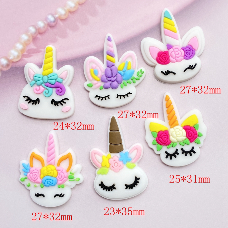 12pcs Cute Mini Unicorn head P - Embellishment Glue Craft reseña y precio