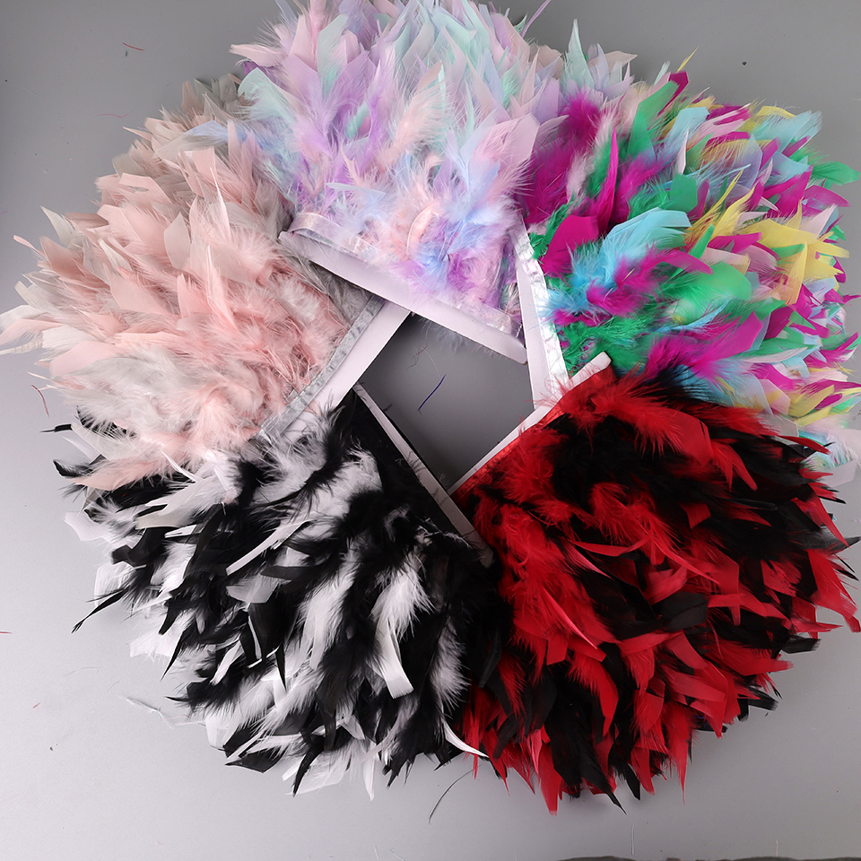 10-15cm Marabou Feathers Trim  - Feather Trim Marabou reseña y precio