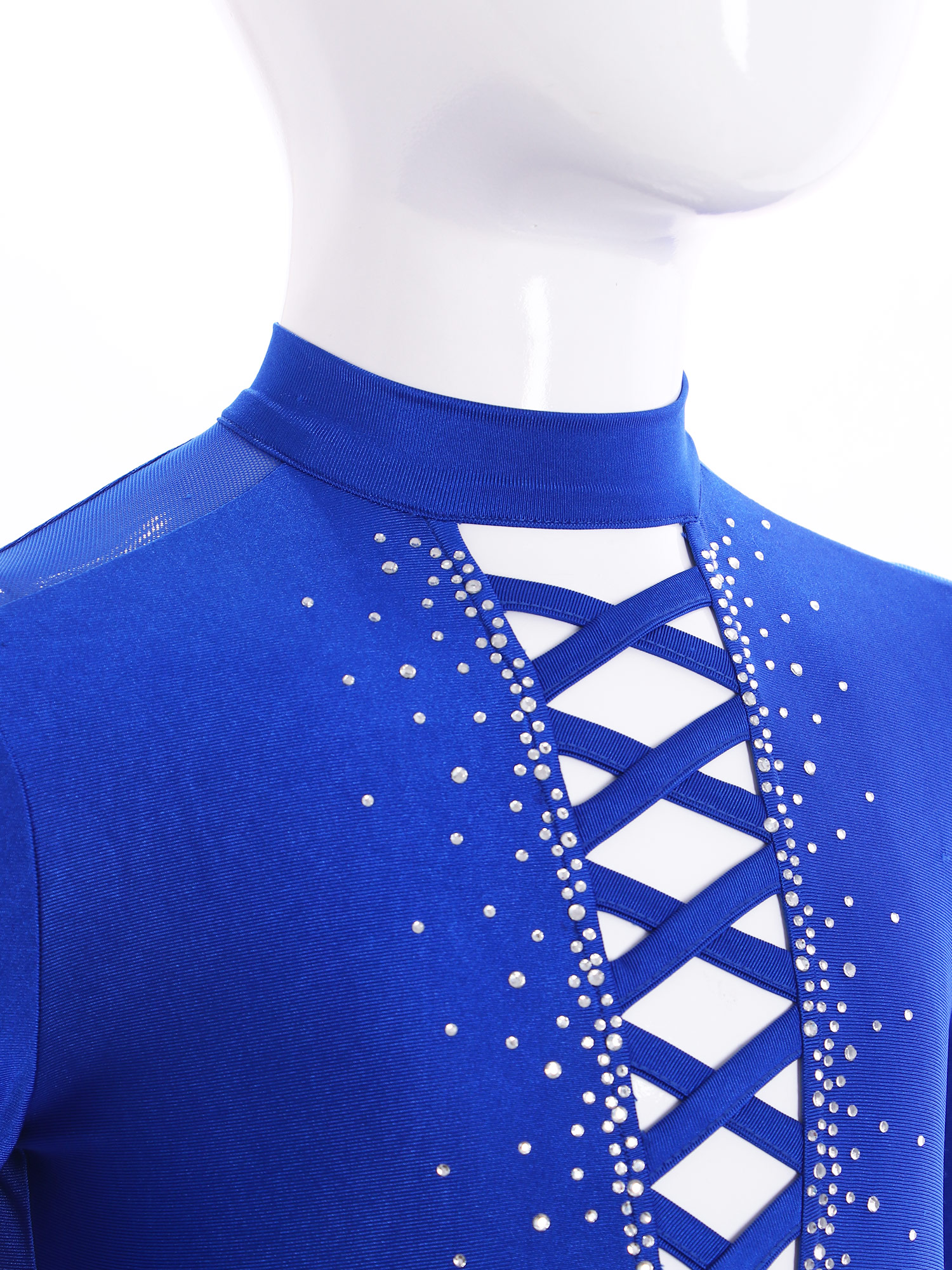 Kids Boys Latin Dance Suit Str - Rhinestone Banding Trim reseña y precio