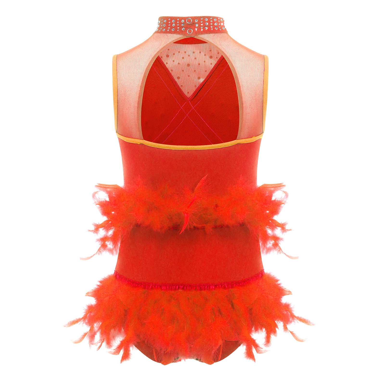 Kids Girls Latin Ballet Dance  - Rhinestone Banding Trim reseña y precio