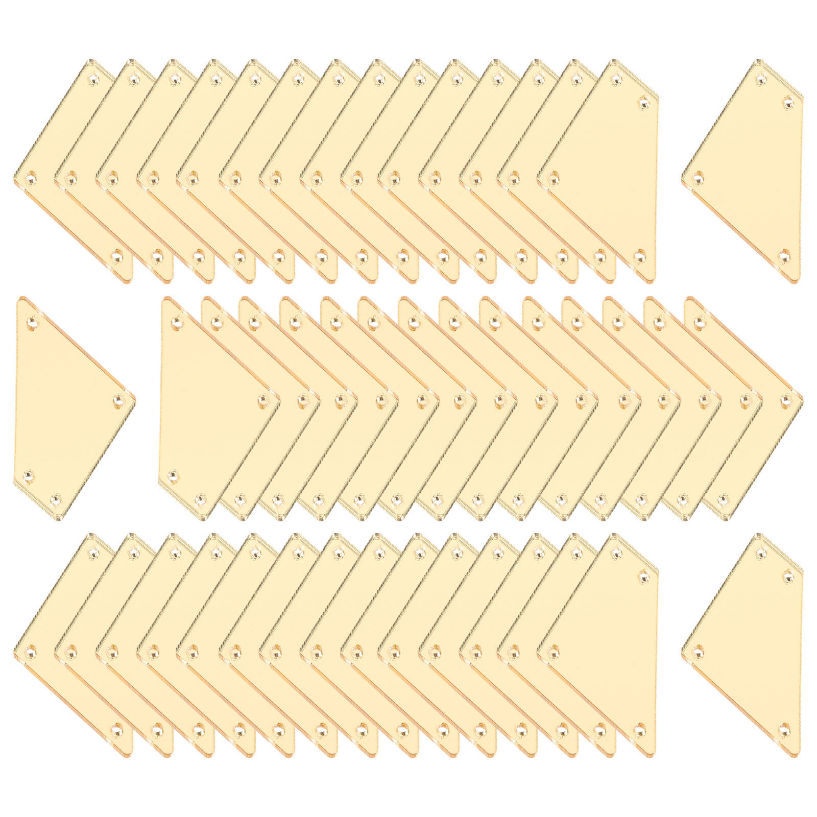 50Pcs Acrylic Mirror Rhineston - Sew On Rhinestone reseña y precio