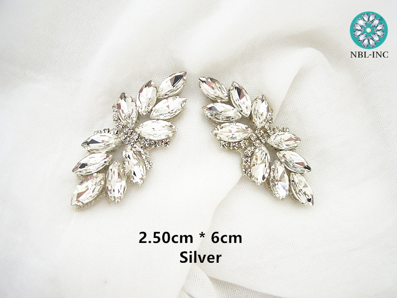 (1PC) Silver gold rhinestone b - Sew On Rhinestone reseña y precio