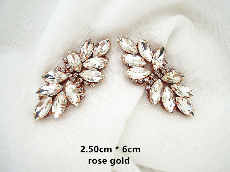 (1PC) Silver gold rhinestone b - Sew On Rhinestone reseña y precio