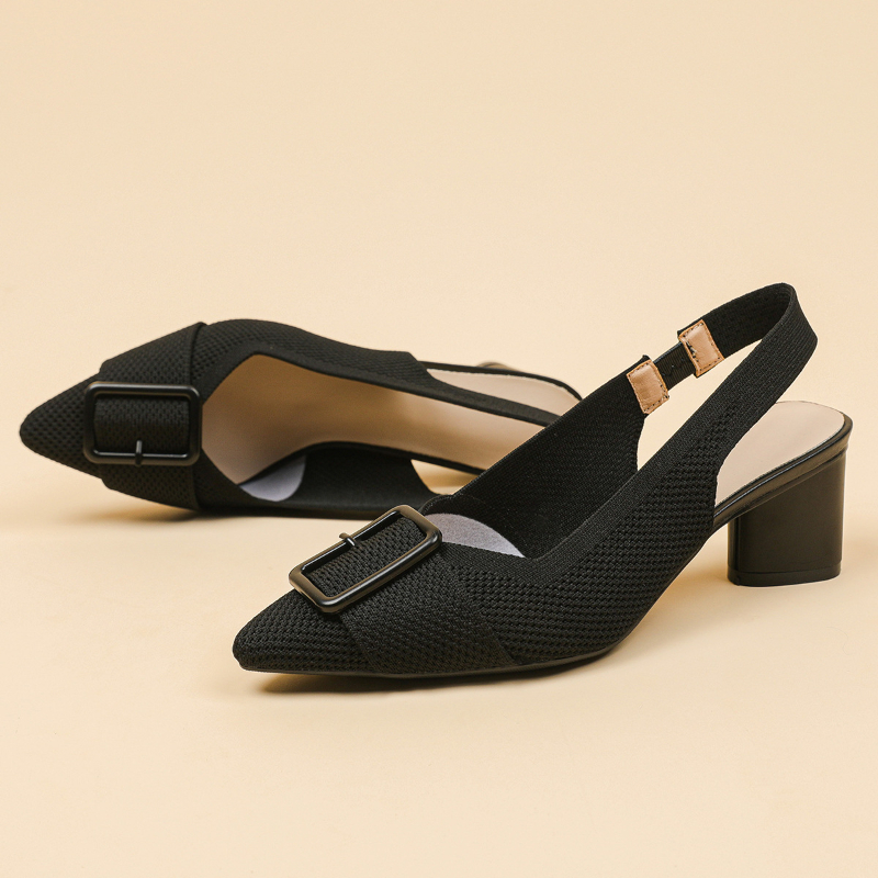 Womens Pointed Toe Knit Hollow - Embellish Knit reseña y precio