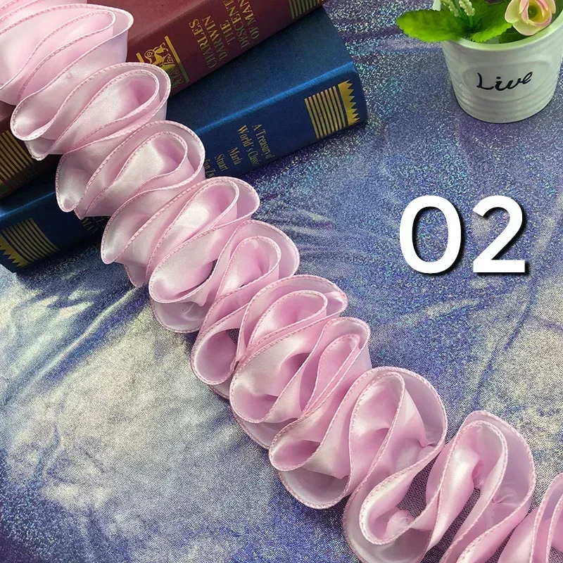 5Yards Pleated Ruffled Trim Sh - Lace Ribbon Trim reseña y precio